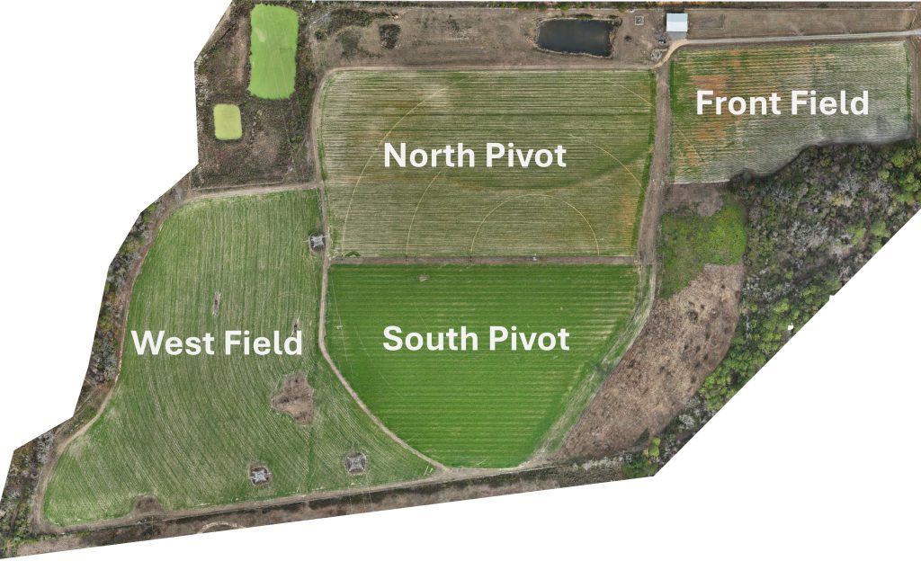 aerial photograph of the DATA Farm in Dec. 2025.